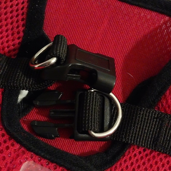 Simply Wag Red/blk XS Dog Harness - Picture 5 of 7